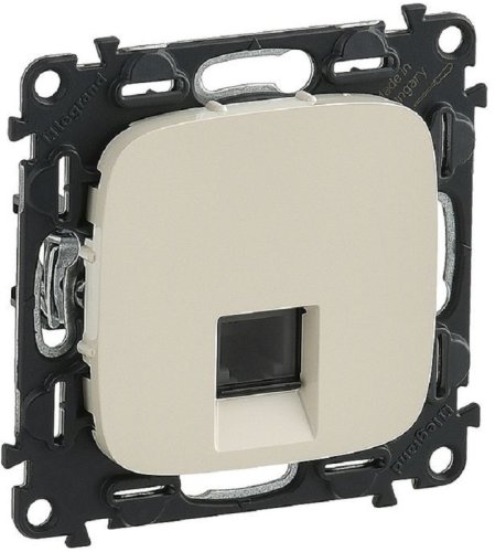 Розетка телефонная без рамки Legrand Valena Allure 1-м. RJ11 слоновая кость картинка